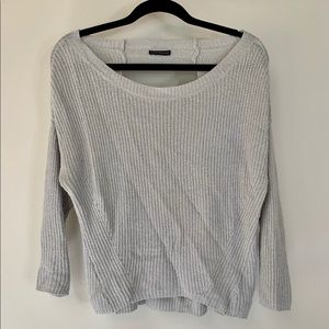 Grey Open Back EXPRESS Sweater